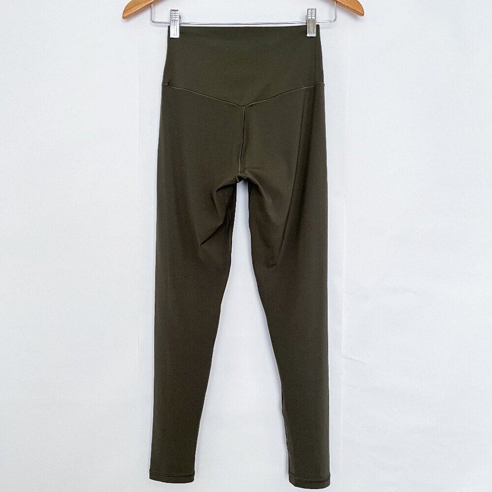 Aerie Offline Real Me 7/8 Legging Hi Rise Stretchy Soft Comfy Size Medium Olive - Picture 5 of 14